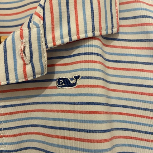 Vineyard Vines Other - Vineyard Vines Boys Performance Stretch Striped Polo | Size M